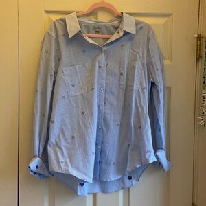 Sea View Button Down Lilly Pulitzer XL NWT